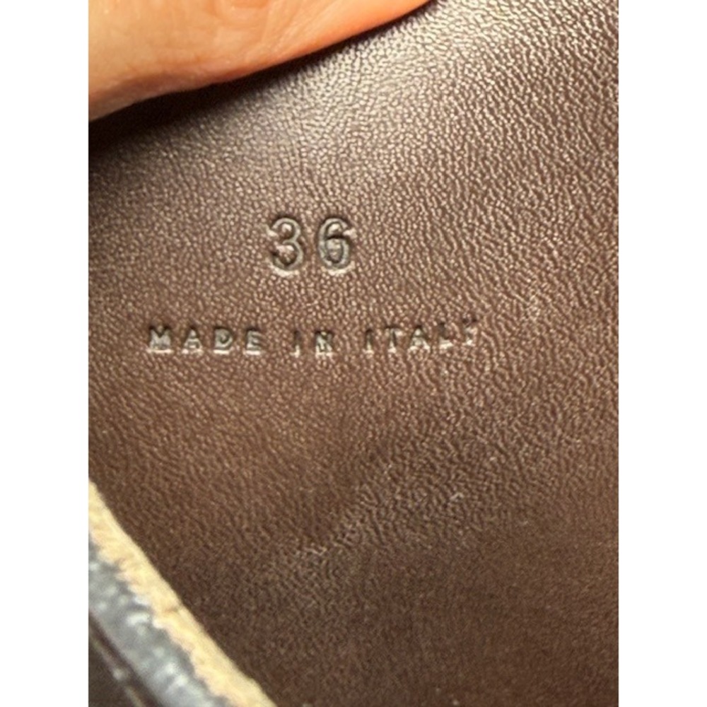 Bottega Veneta Lug Knee High Boot‎ EU 36 US 6 Black Leather Platform Edgy Street - Picture 7 of 13